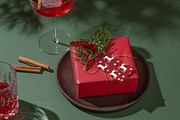 Red & White Nordic Christmas, a Pattern Graphic by Pattern Whimsy (Thumbnail 4 of 10)