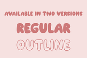 Bubbly Rainbow | A fun display font, a Font by Design av MAD (Thumbnail 4 of 7)