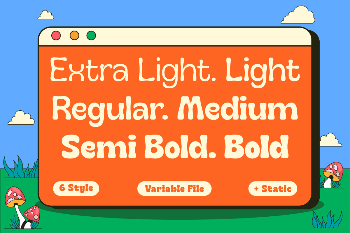 Mricha Variable Groovy Font, a Font by GroovyFontCo (Photo 2 of 8)