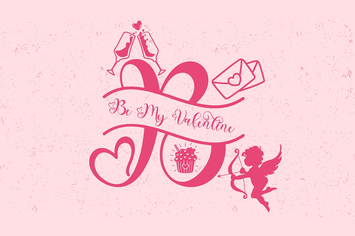 Valentine Delion Monogram, a Handwritten Font by Yoga Letter (Photo 3 of 6)
