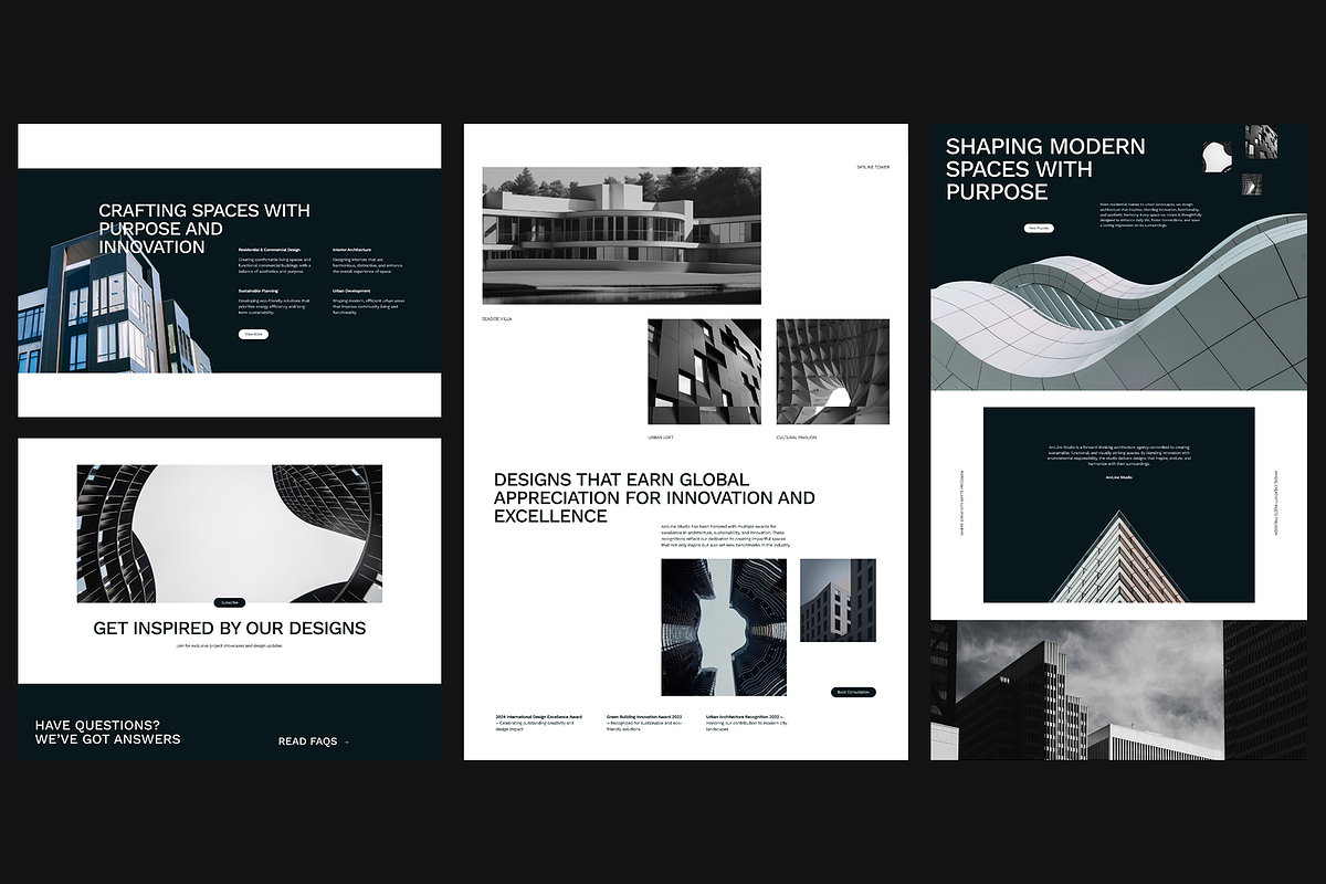 Figma Architecture Firm Landing Page, a Landing Page Template by Musara (Photo 6 of 6)