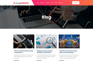 InvestTampa - Business Elementor Kit