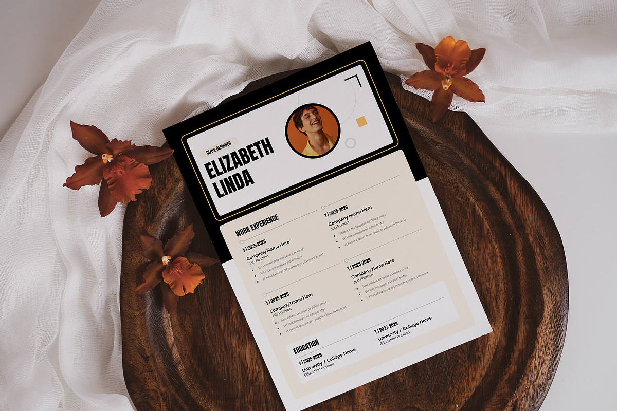 Resume Template CV, a Resume Template by NorthPeak (Photo 2 of 6)