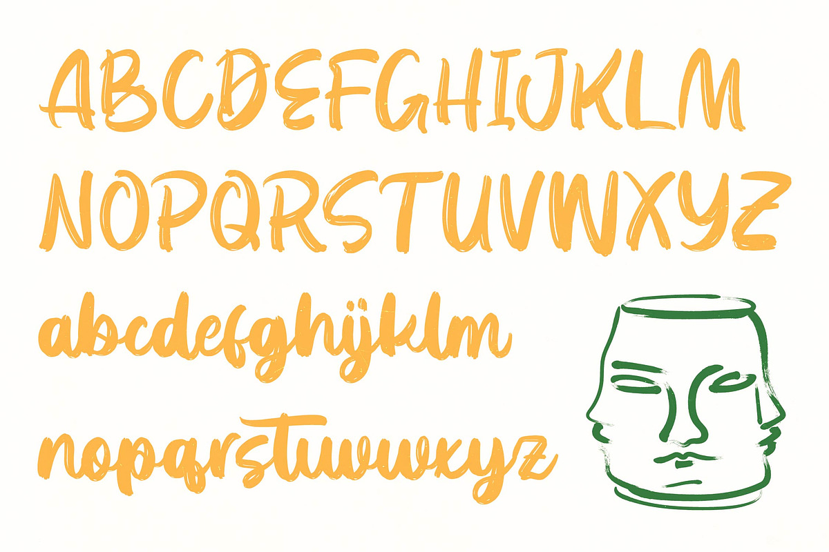 Solitude Mindful - Bold Brush Font, a Script Font by Letterena Studios Script (Photo 6 of 20)