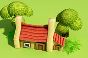 Cartoon Spring Farm, an Environmental 3D Model by Souchenki (Thumbnail 19 of 23)