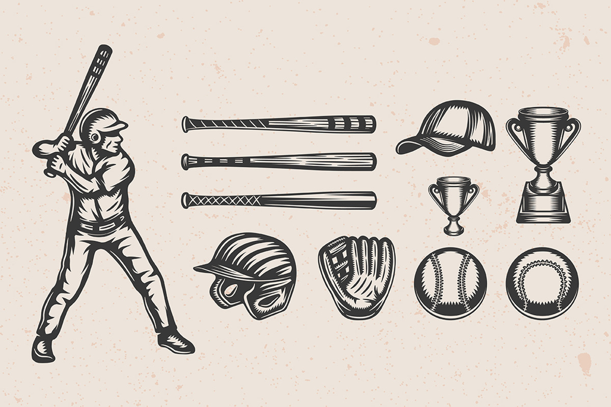Baseball Emblems Part 1, a Branding & Logo Template by AkimD (Photo 5 of 6)