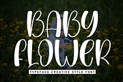Baby Flower | Script Font, a Script Font by Scratchones (Thumbnail 1 of 8)