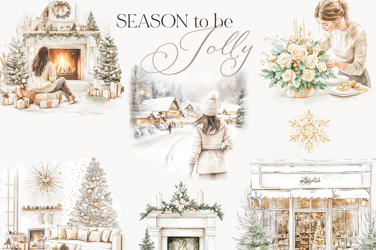 New! Winter Christmas Edition, a Seasonal Illustration by Isabelle Salem (Photo 16 of 227)