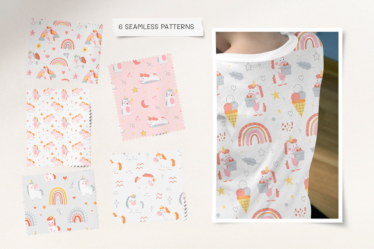Cute unicorns, elements and quotes, an Animal Illustration by Mariart_i (Photo 7 of 8)