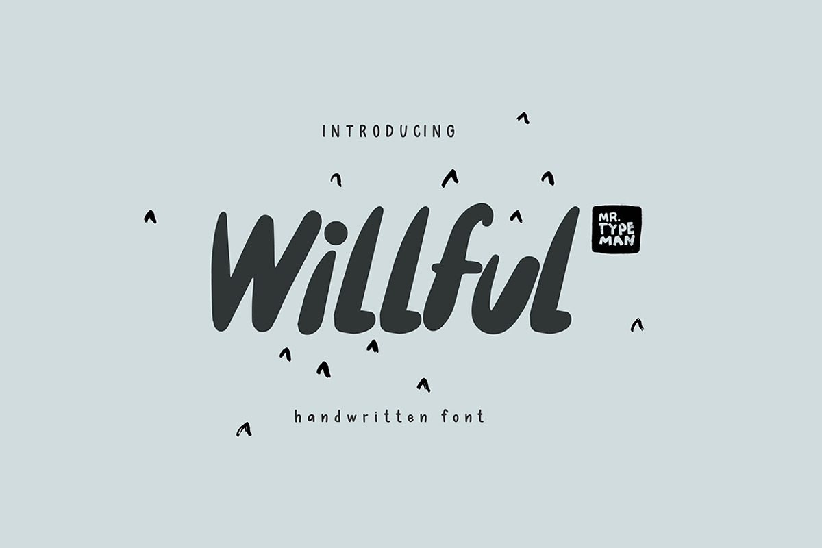 Willful Handwritten Brush Font