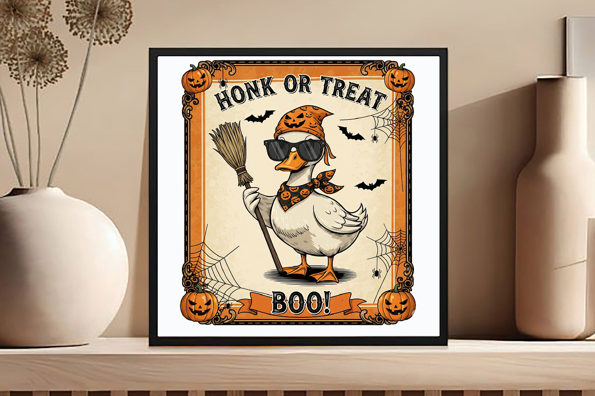 Girly Goose Png,Honk or Treat Png, an Illustration by DreamCafeArt (Photo 4 of 7)