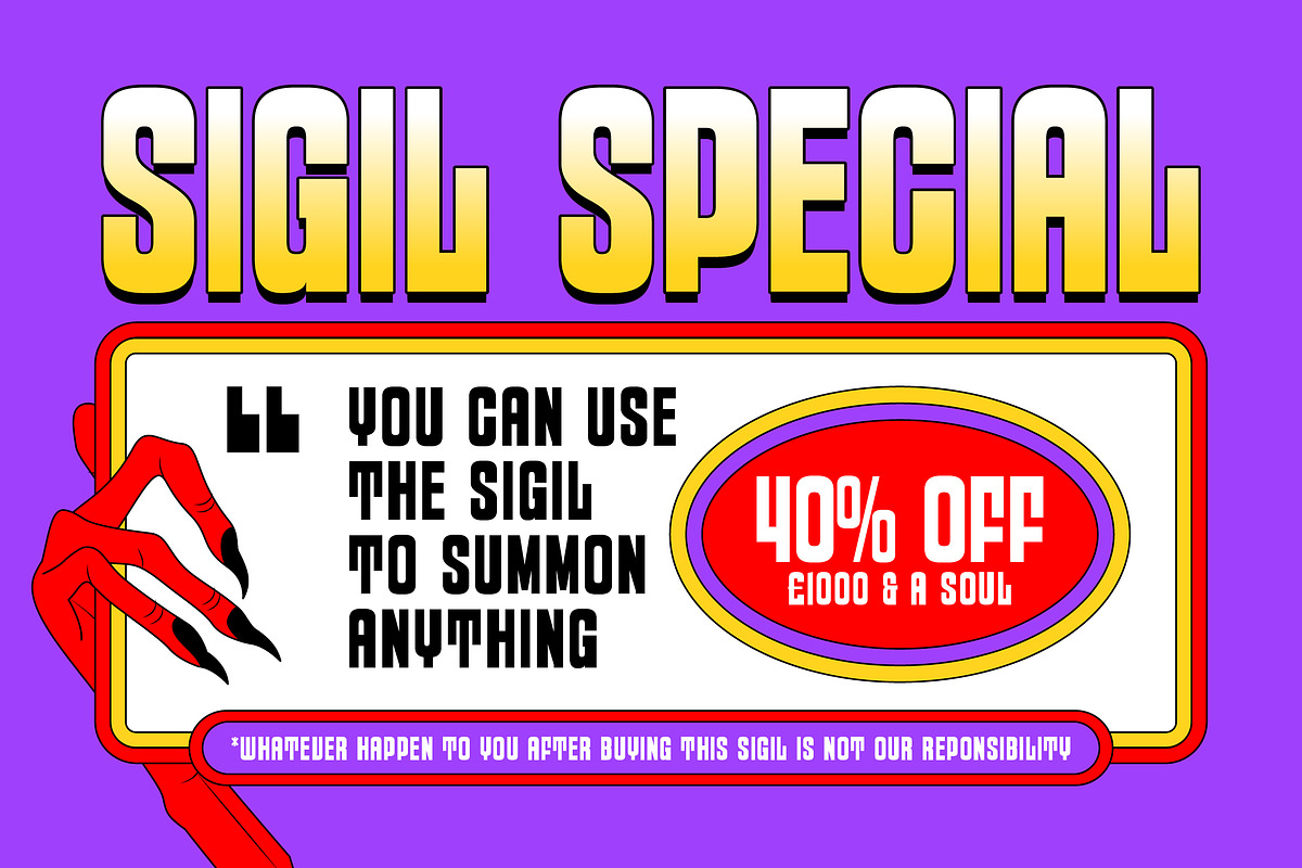 Nostrocaps, a Sans Serif Font by graphicook (Photo 6 of 10)