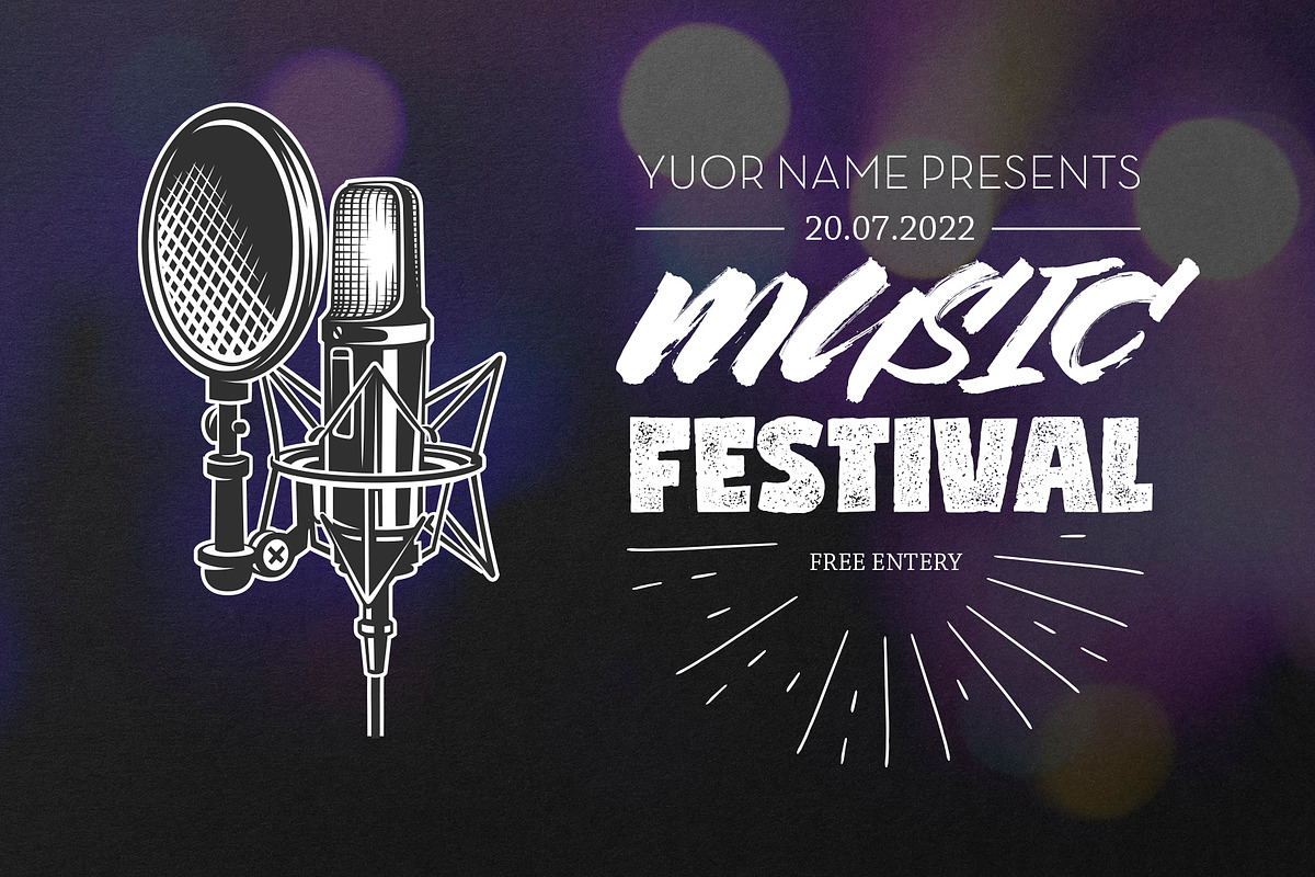 Microphone, a Branding & Logo Template by DOBROGRAPH (Photo 7 of 7)