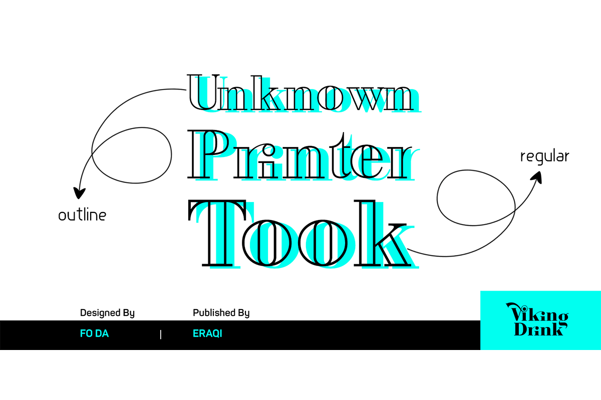 Viking Drink Font, a Font by Foda Foundry (Photo 3 of 6)