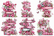 Whimsical Spring Signpost Clipart, an Illustration by Libby Wishes (Thumbnail 5 of 5)