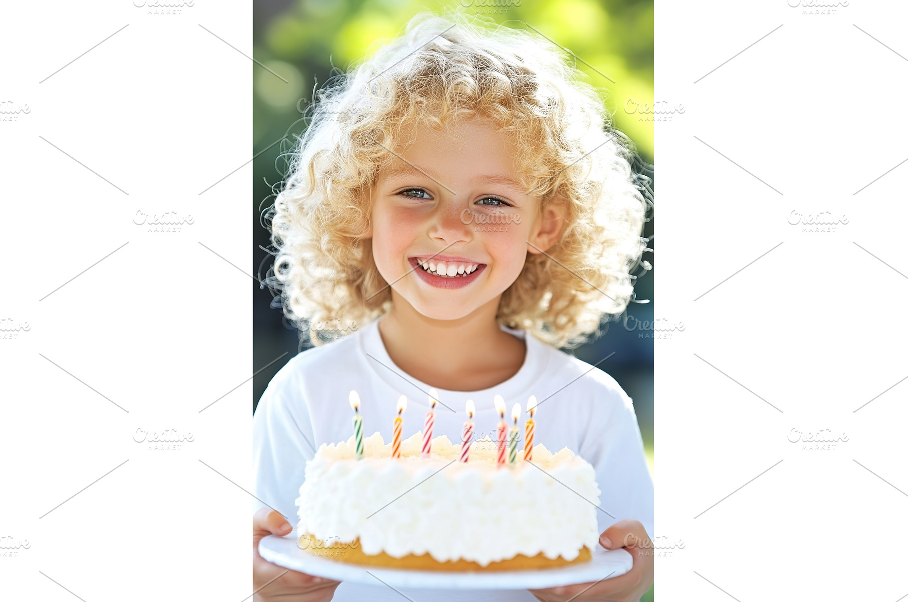 Smiling caucasian child celebrates, a Person Photo by Lermont51