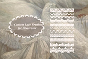 Lace Frames & vector Lace Brushes, an Object Graphic by MayBay Studio (Thumbnail 3 of 7)