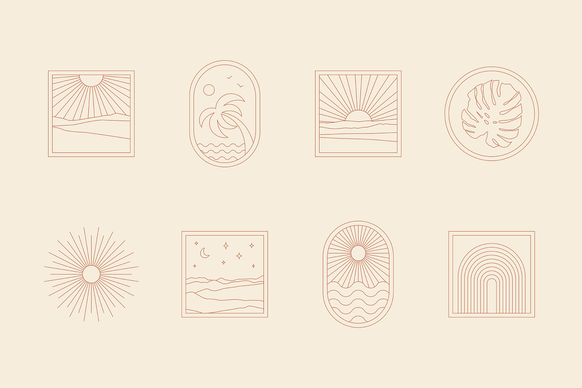 Abstract landscapes collection, an Illustration by mayrum (Photo 6 of 12)