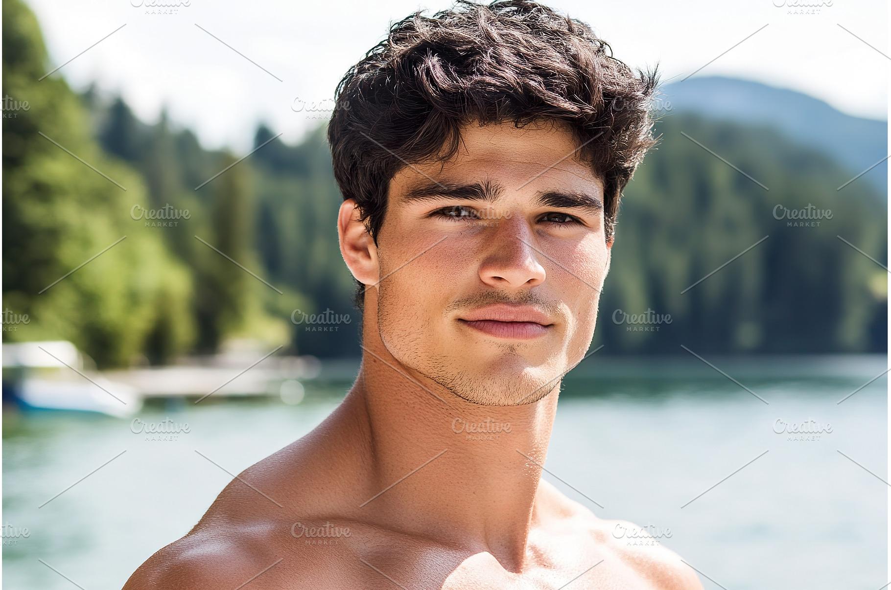 Handsome Adult Male Posing Shirtless, a Person Photo by Lermont51