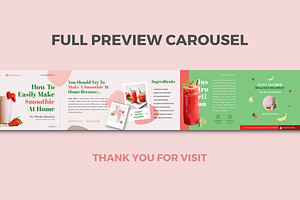 Healthy Recipes Creator Carousel