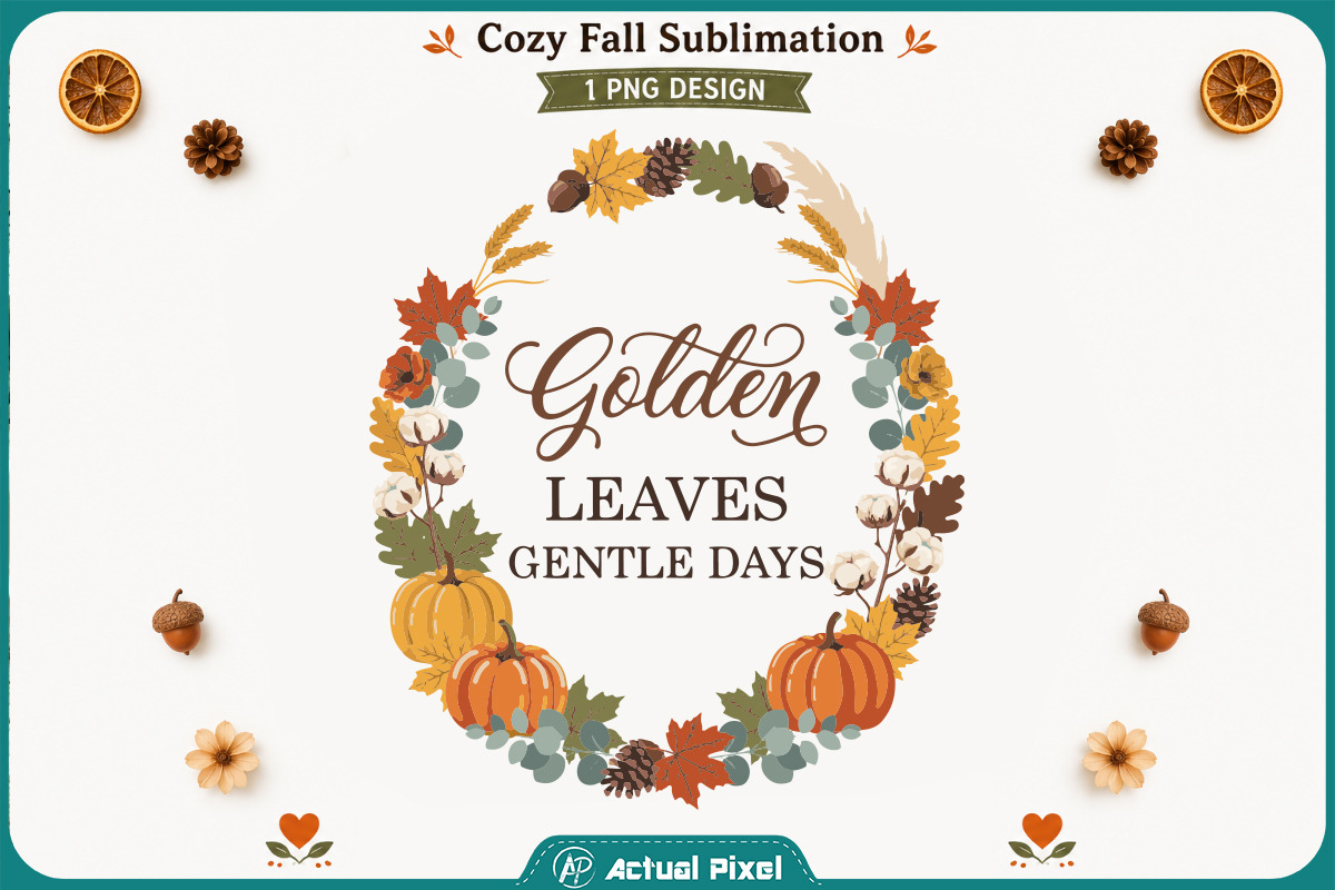 Cozy Fall Sublimation Quotes Bundle, a Seasonal Illustration by Actual Pixel (Photo 12 of 20)