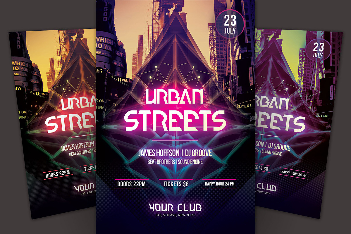 Urban Streets Flyer, a Flyer Template by styleWish
