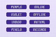 Shiver Glitch | Pixelated Font, a Sans Serif Font by gracetype_studio (Thumbnail 3 of 12)