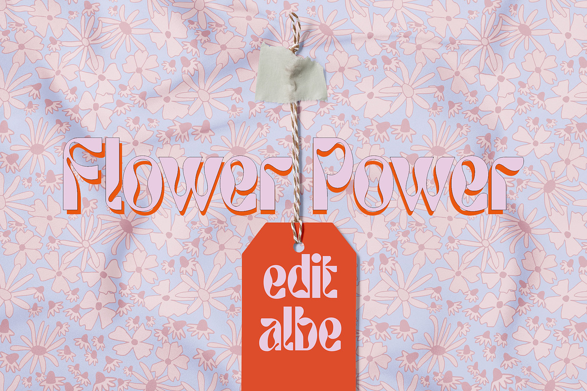 Flower Power Retro Pattern Set, a Pattern Graphic by Emma Make (Photo 11 of 12)