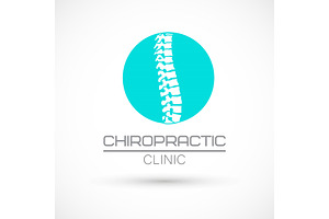 Spine chiropractic logo