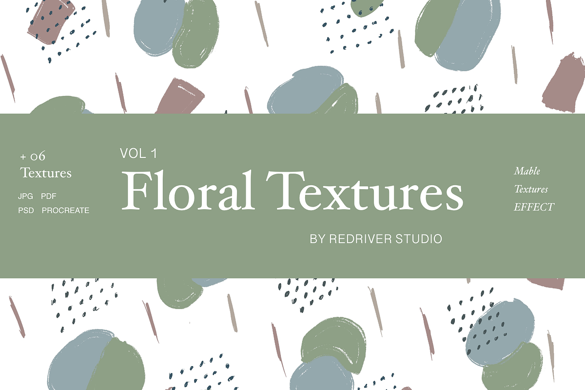 Floral Textures Vol 1, a Texture Graphic by RedRiver Studio (Photo 5 of 6)