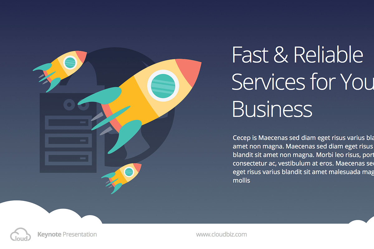 Cloud Biz - Keynote Template, a Presentation Template by Slidehack (Photo 2 of 5)