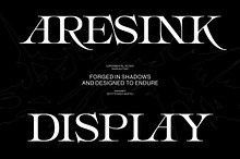 Aresink - Experimental Gothic Font