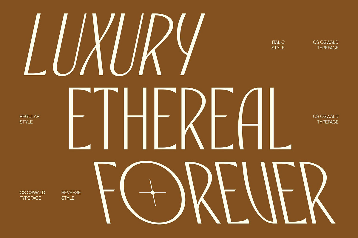 CS Oswald – Modern Sans Serif, a Sans Serif Font by Craft Supply Co. (Photo 3 of 8)