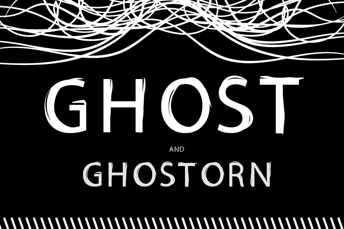 Ghost and GhosTorn Font (2in1)75%OFF preview 2