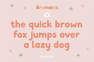 Aromanis Sweet Font Bonus