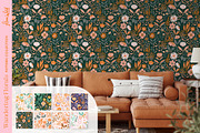 Wandering Bohemian Folk Florals, a Pattern Graphic by Flora Wild Designs (Thumbnail 2 of 10)