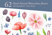 Watercolor flowers Folk art, an Illustration by Bianca Stanton (Thumbnail 2 of 6)