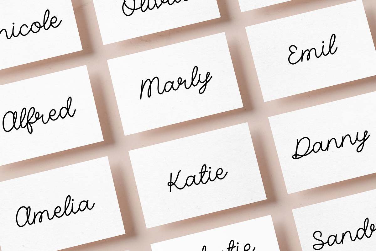 Heirloom Recipe, a Script Font by Sofia Skoog (Photo 10 of 10)