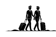 collection of pilot silhouettes, an Illustration by Amazin_art (Thumbnail 27 of 29)