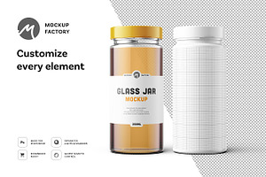 Glass Jar Mockup Vol.2