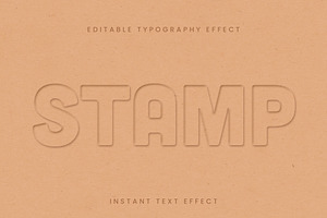 Debossed Paper Text Effect, a Templates & Theme by studiogstock