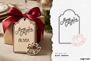 Christmas Gift Tag SVG Bundle, a Decorative Illustration by svgocean (Thumbnail 17 of 17)