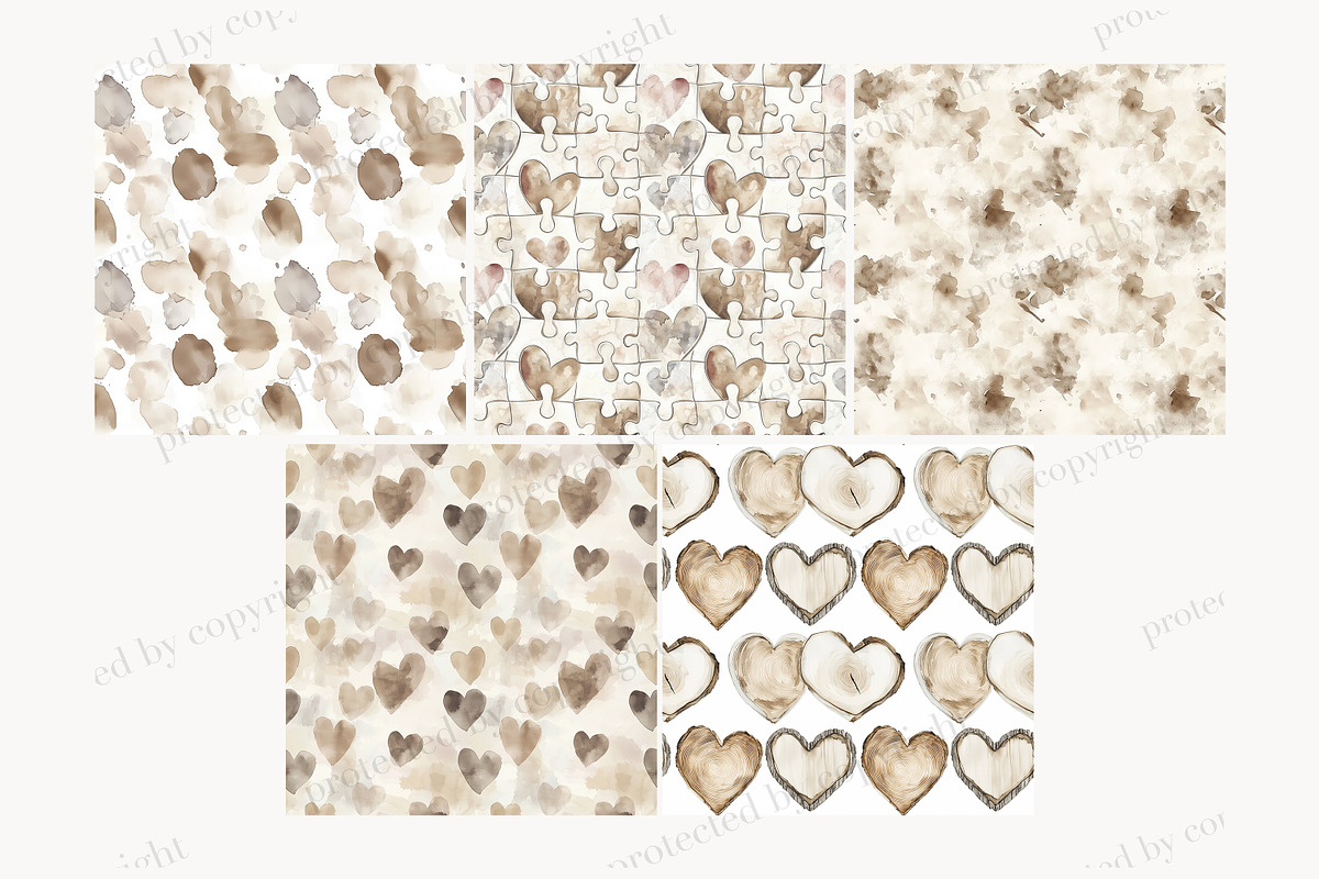 Valentines Day Seamless Pattern, a Pattern Graphic by GlamArtZhanna (Photo 3 of 4)