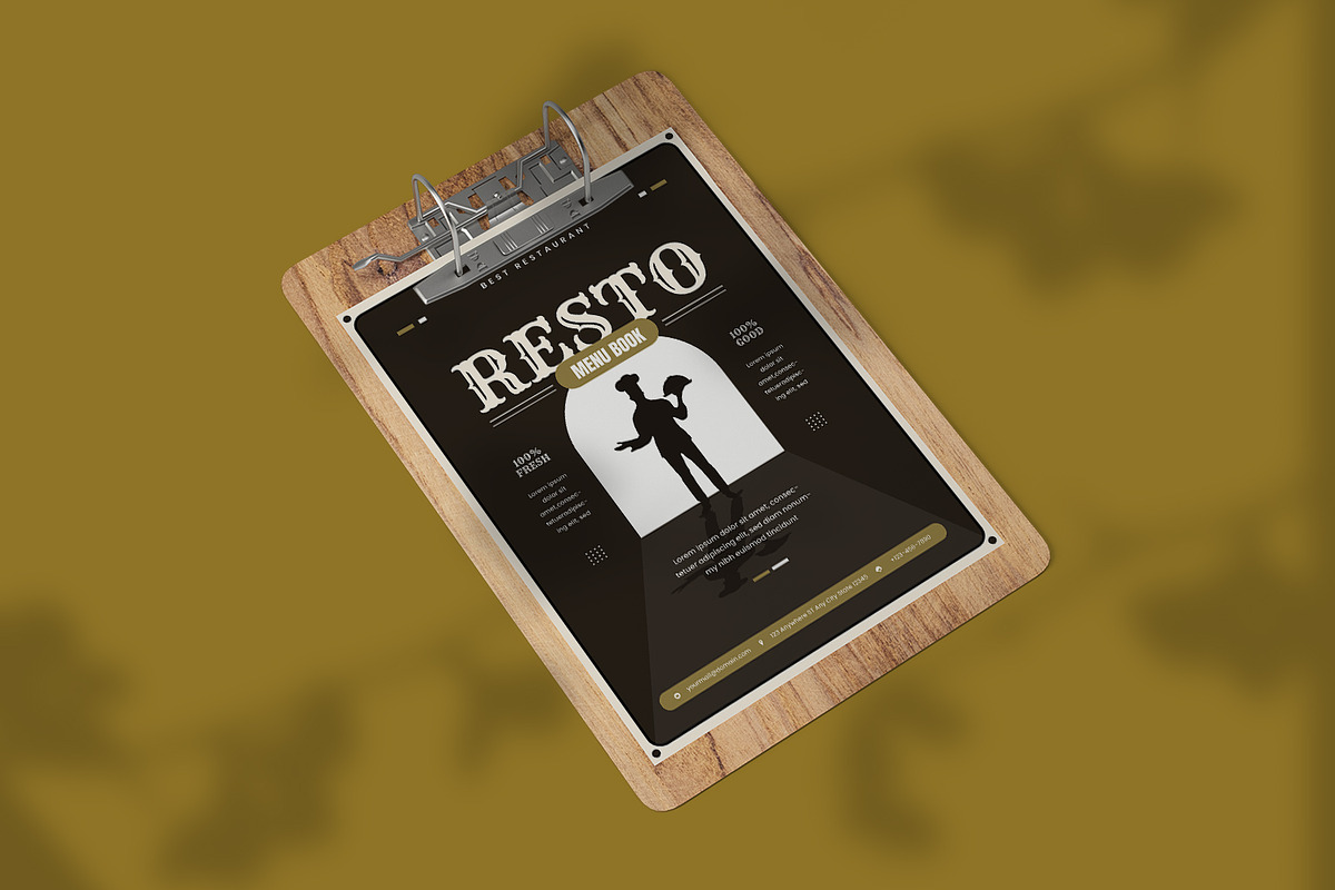 Vintage - Menu, a Print Template by VUNIRA (Photo 3 of 3)