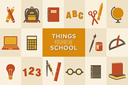 Things in School - 18 Vector Objects, an Education Illustration by Little Pixel Shop (Thumbnail 2 of 5)