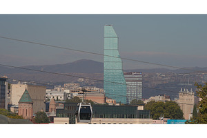 Cableway Car On Background Of Modern, a Graphic by Our Amazing World