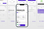 Doney - E-wallet Mobile App UI KIT, an UI Kit Template by Lumina_ui_ux202 (Thumbnail 7 of 7)