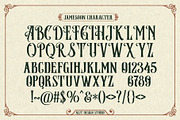 Jamesoon Victorian Typeface, a Serif Font by alit design (Thumbnail 10 of 17)