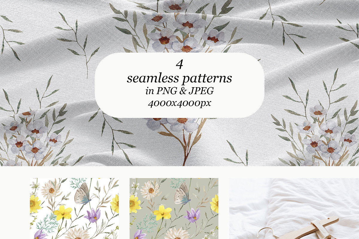 Steppe of Bravery Summer Wildflowers, a Decorative Illustration by Catch the Dream Art (Photo 10 of 11)