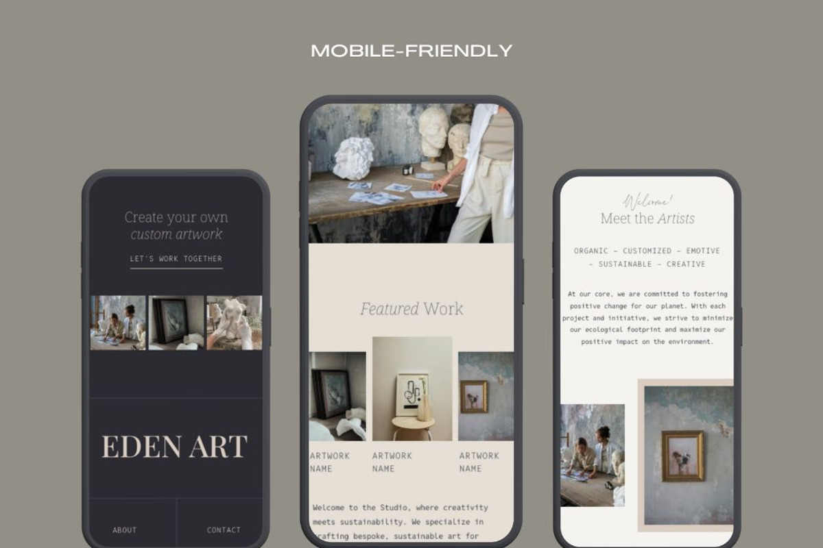 Showit Website Template for Artists, a Websites & App Template by Starline Creative (Photo 2 of 8)